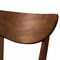 Baxton Studio Eline Black Faux Leather Upholstered Walnut Finished Counter Stool, PK2 144-8075 - alternate 4